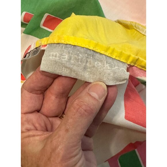 1970s Vintage Marimekko Oy Bo Boo cars twin sheet set - Picture 4 of 9